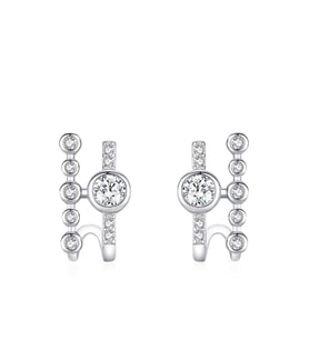Timeless Series Stellar Elegance Kadın Gümüş Küpe