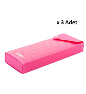 Bigpoint Kutu Kalemlik Pembe x 3 Adet