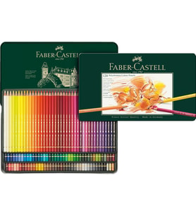 Faber-Castell Polychromos Boya Kalemi 120’Li, Yüksek Pigmentli, Kalıcı Ve Canlı Renkler, Suya Dayanı (Çok Renkli)