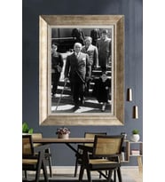 Gümüş Çerçeveli Atatürk Tablo za151