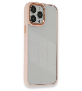 Newface Apple iPhone 14 Pro Kılıf Dora Kapak - Pudra