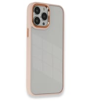 Newface Apple iPhone 14 Pro Kılıf Dora Kapak - Pudra