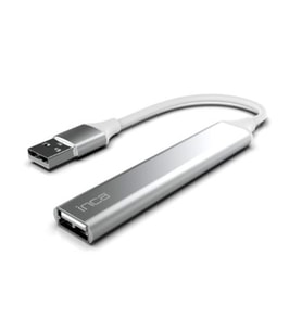 Inca IUSB-4TUX 3X2.0 3.0 USB Çıkış USB Çıkış 5 Gbps Usb Çoklayıcı Alüminyum Kasa