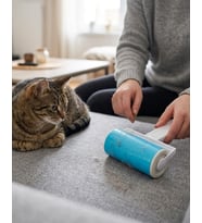 Yıkanabilir Pet Tüy Toplama Aparatı Kıyafet Koltuk Araba İçi Temizlik Rulosu