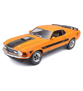 1970 Ford Mustang Mach 1 Model Araba 31453-02 Turuncu