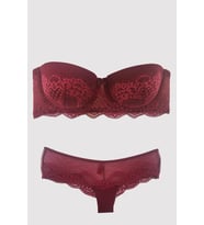 Pierre Cardin 4696 Verona Balenli Destekli Straplez Sütyen Takımı