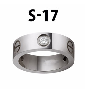 Kartier Taşlı Yüzük Silver Renk 17 Numara