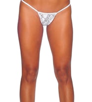 Beyaz Dantelli Tanga TM1165