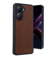 Xiaomi Poco X7 Pro Kılıf Aras Deri Kapak - Taba