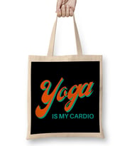 Yoga is My Cardio Bez Çanta Uzun Saplı