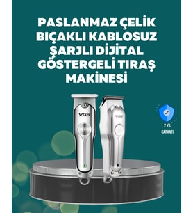 Lexroo Profesyonel Saç ve Sakal Kesme Makinesi – Şarjlı, Sessiz Motor, Ayarlanabilir Tarak