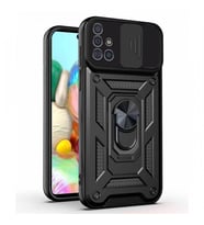 Kızaklı Tank Kılıf Samsung Galaxy A71 Siyah