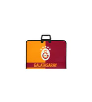 Lisanslı Parçalı Amblem Baskılı Proje Çantası - Askılı Fermuarlı Resim Çantası 35x50 cm
