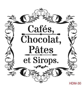 Cadence Home Decor Midi Stencil Boyama Şablonu 25x25 cm. HDM-30 