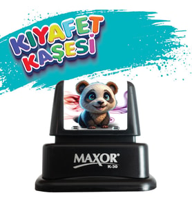 Kıyafet Kaşesi Panda Temalı Öğrenci Kaşesi / Kıyafet Etiketi / Kumaş Kıyafet Kaşesi