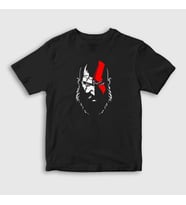 Presmono Unisex Çocuk Siyah Kratos God Of War T-Shirt 405309tt