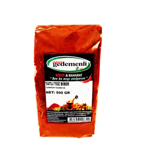 TATLI TOZ BİBER 500 GR