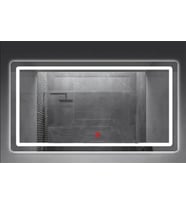 (h)70x120 cm Buğu Çözücülü Kumlamalı Banyo Aynası