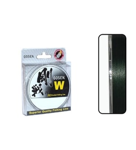 Gosen W4 Hard Type PE 4 Örgü Spin İp Misina 150mt Açık Yeşil PE1.5-0.216MM