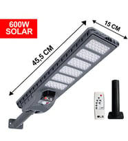 600W Güneş Enerjili Solar Bahçe Çevre  Lambası DLS (Beyaz)