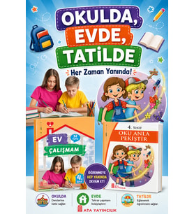 4. Sınıf Okulda Evde Tatilde Ev Çalışmam + Oku Anla Pekiştir
