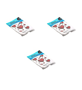 Arma Baskılı Mini Blok Poşet Torba - No : 1 - 22x35 Cm. - Beyaz - 100 Adetlik 3 Paket