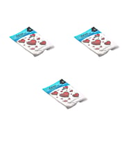 Arma Baskılı Mini Blok Poşet Torba - No : 1 - 22x35 Cm. - Beyaz - 100 Adetlik 3 Paket