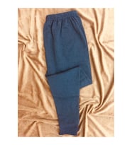 Kışlık Cepsiz Triko Pijama Altı (Lacivert)
