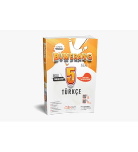 GÜNAY 5.SINIF BUMERANG TÜRKÇE ETKİNLİKLİ AKILLI DEFTER KİTAP
