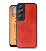 Realme C65 Kılıf Aras Deri Kapak - Kırmızı