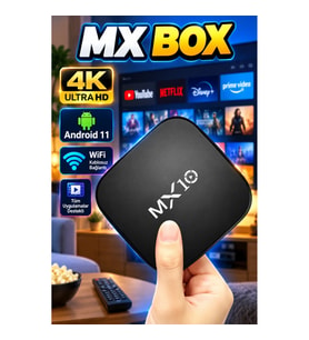 MX BOX S Android 11 4K Ultra HD Medya Oynatıcı