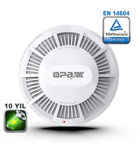 Opax HY-SSA01 Photoelectric Kombine Kablosuz Duman & ISI Dedektörü ve Alarmı