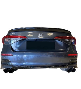 Honda Civic FE 2022 Yeni Model Arka Sağ-Sol Flap 🚘  Dayanıklı Plastik, Sportif Tasarım, Kolay Montaj (Standart)