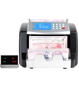 Baove GB7100B Karışık Para Sayma Makinesi ve Sahte Yakalama - TL - Euro - Usd - Türkçe Sesli Uyarı