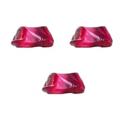 Plastik Şeffaf Pembe Sup Kaşık - Tatlı Dondurma Kaşığı - 12.5 Cm. - 50 Adetlik 3 Paket