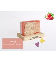 Aktürk Osmanli Sabuni Eşek Sütlü & Çilekli Kabak Lifli Sabun 120gr