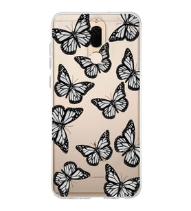 Huawei Mate 10 Lite Uyumlu Baskılı Yumuşak Silikon Şeffaf Telefon Kılıfı