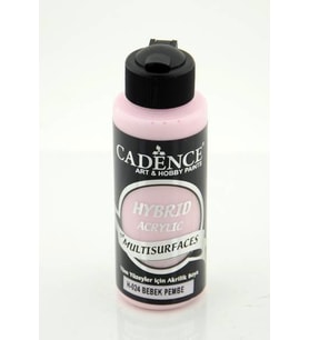 Cadence Hybrid Multisurface Akrilik Boya 120 ml. H-024 BEBEK PEMBE 