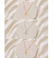 Kişiye Özel 925 Ayar Gümüş Minimalist Elmas Kolye (Rose)