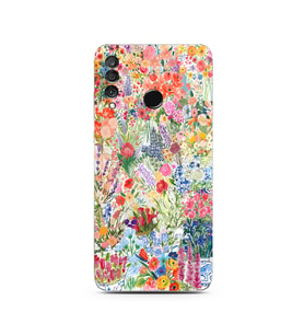 Huawei P30 Lite Uyumlu Baskılı Yumuşak Silikon Şeffaf Telefon Kılıfı
