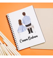 Canım Babam Tasarımlı Defter