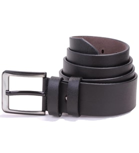 Dagoster DMK26-456 Siyah 4.5 cm Suni Deri Erkek Kemer
