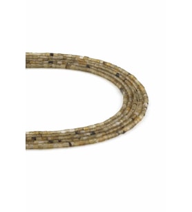 Labradorit Doğal Taş Parlak Silindir Kesim 2x2mm Dizi [AA]