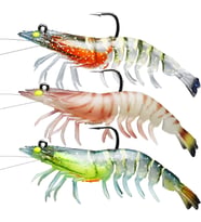 Valkyrie 3 Adet Silikon Karides Balık Yemi 9cm 11.5gr Gerçekçi Levrek Katili Yem LRF Spin