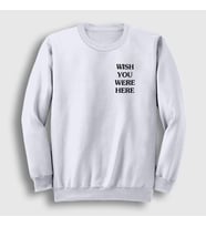 Presmono Unisex Beyaz Wish Astroworld Travis Scott Sweatshirt 43606tt (Beyaz)