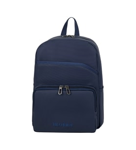 pilelistore SUNİ DERİ ŞIK TASARIM LAPTOP BÖLMELİ SIRT ÇANTASI MAVİ