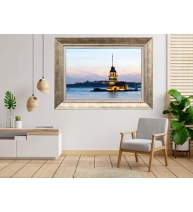 Gümüş Çerçeveli dekoratif Tablo as265