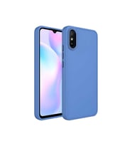 Xiaomi Redmi 9A Uyumlu Kılıf Metal Çerçeve ve Buton Tasarımlı Silikon Zore Luna Kapak