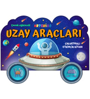 Taşıtlar Serisi - Uzay Araçları Çıkartmalı Etkinlik Kitabı
