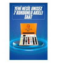 Mey İthalat® Akıllı Saat Çağrı Cevaplayabilen Unısex 7 Kordonlu Müzik Dinleme
